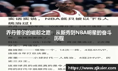 乔丹普尔的崛起之路：从新秀到NBA明星的奋斗历程